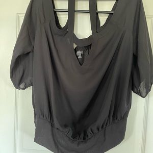 Bold Elements black blouse size XL